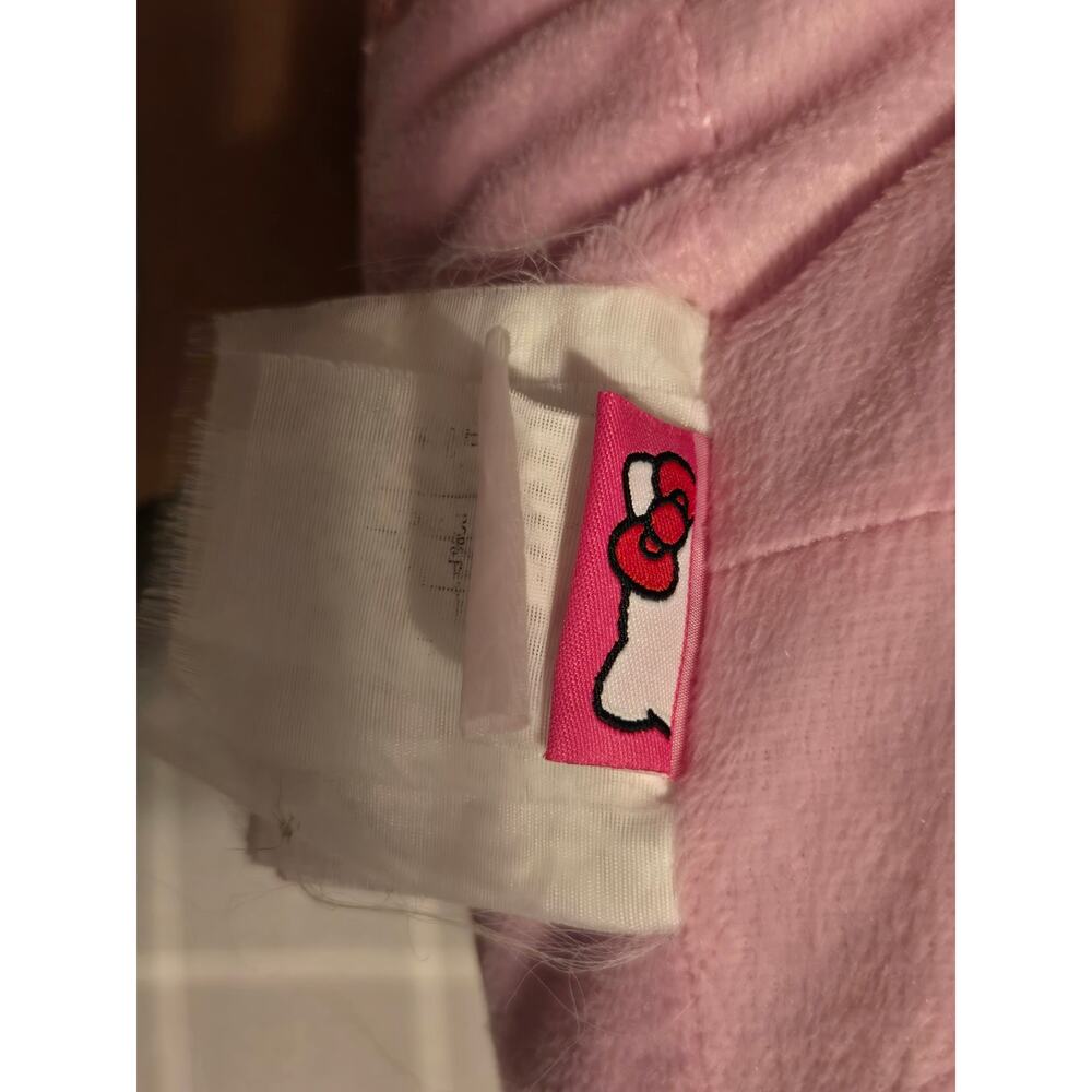 Sanrio Hello Kitty Plush Pillow with Pocket OS Pink Kawaii Collectible - Picture 3 of 5